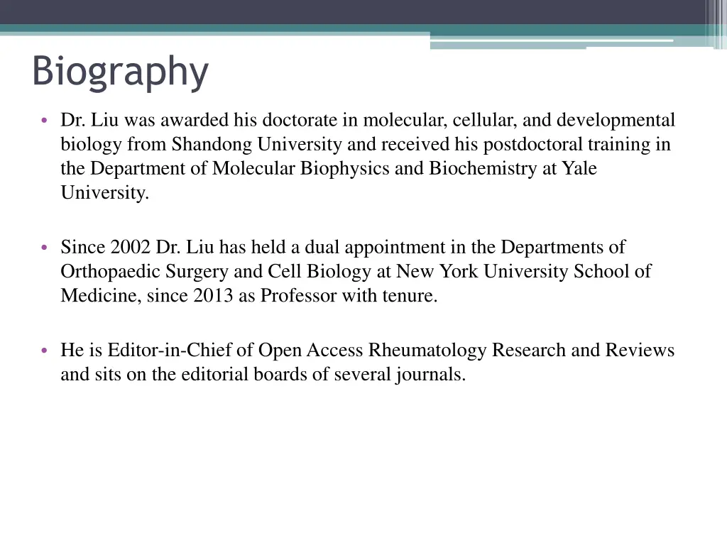biography