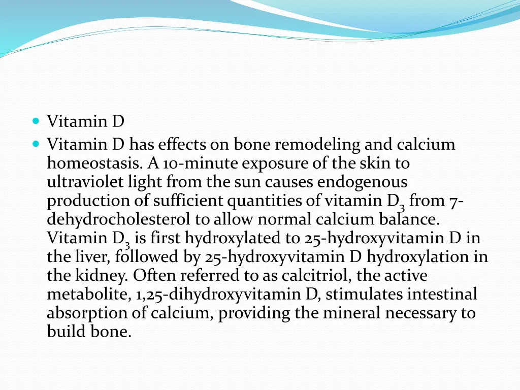 vitamin d vitamin d has effects on bone