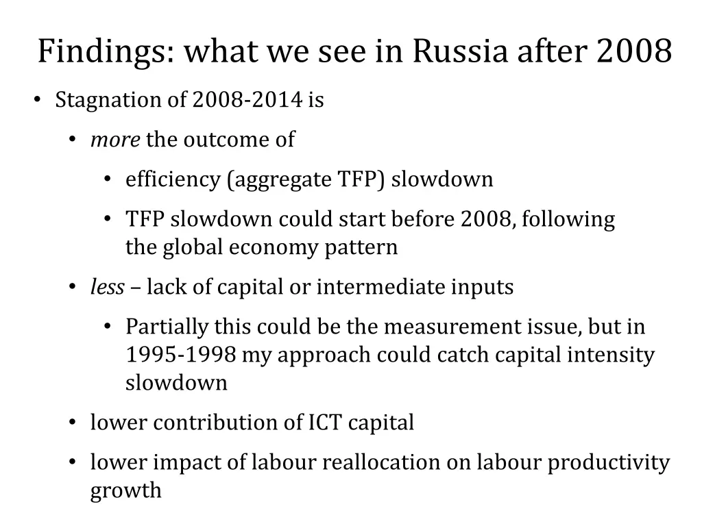 findings what we see in russia after 2008 1