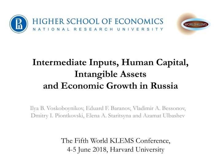 intermediate inputs human capital intangible