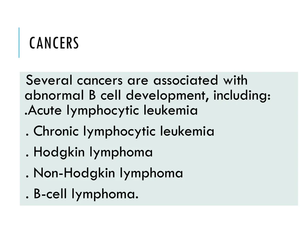 cancers