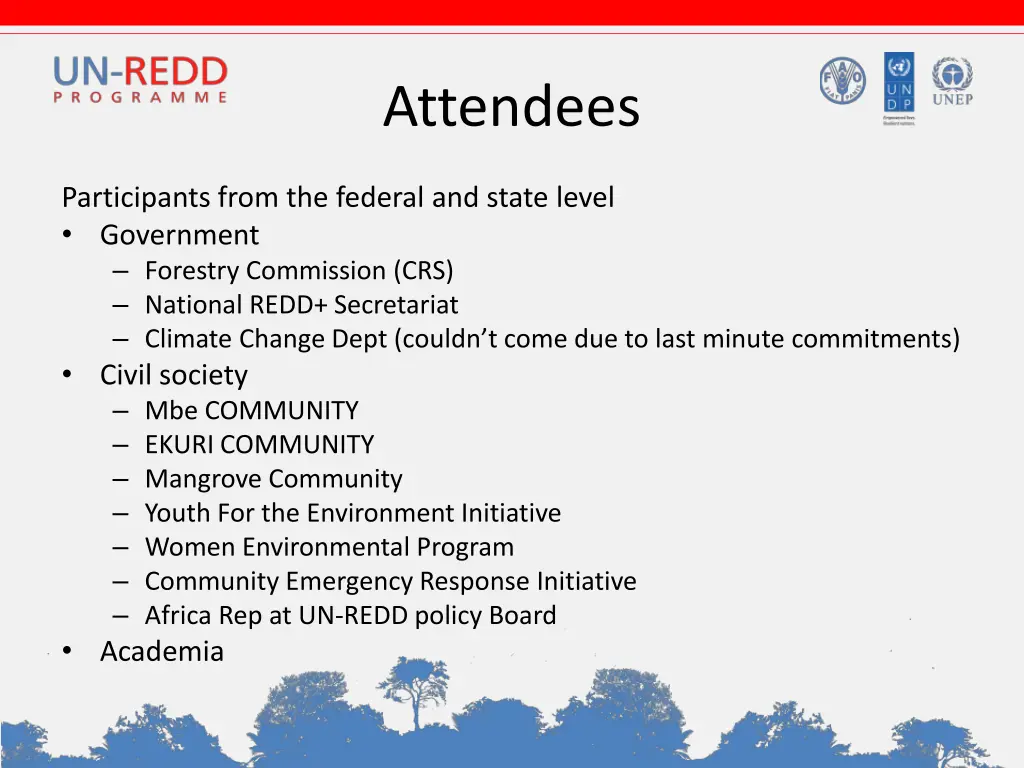 attendees