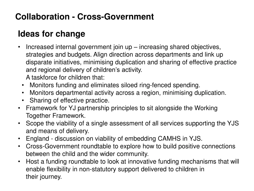 collaboration cross government