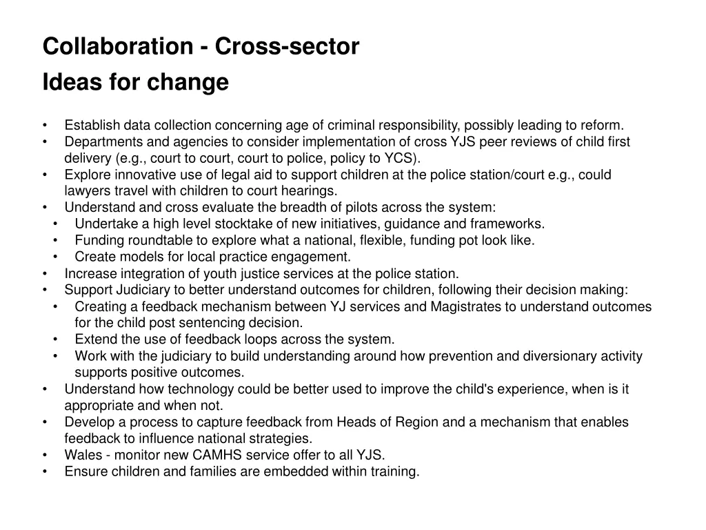 collaboration cross sector ideas for change