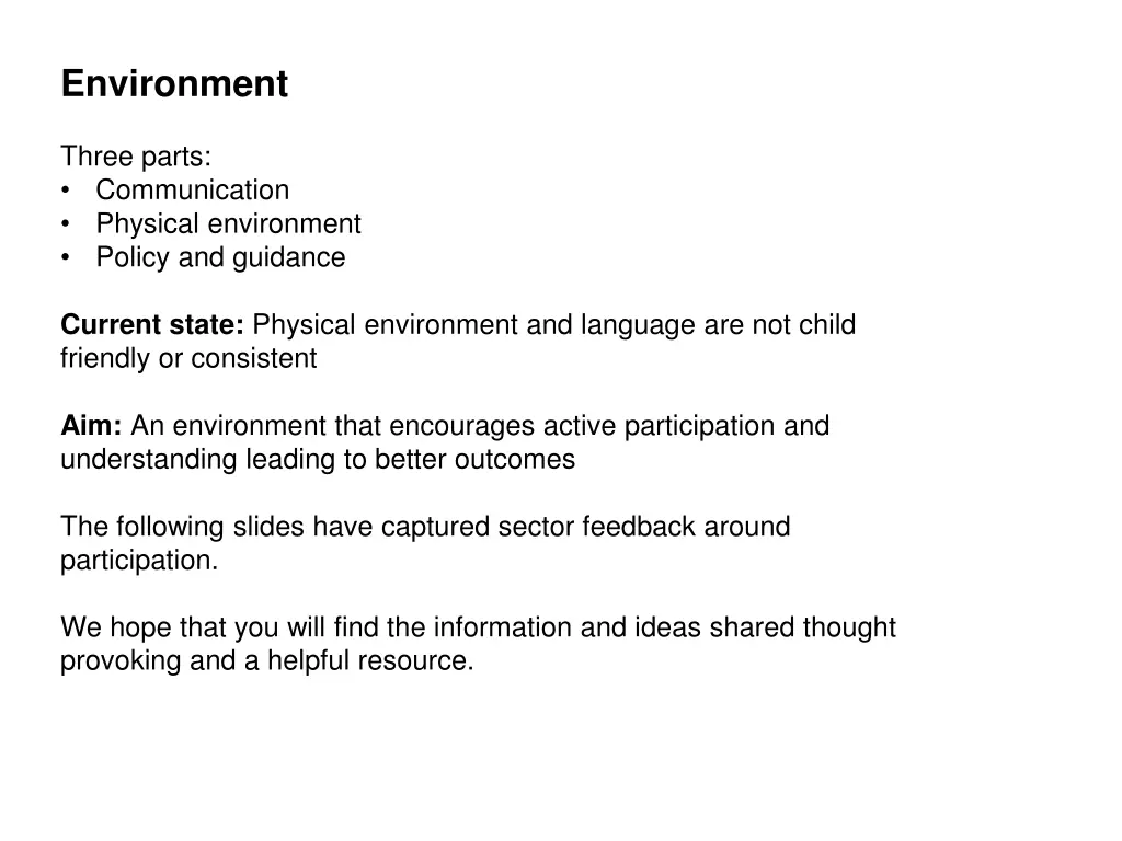 environment