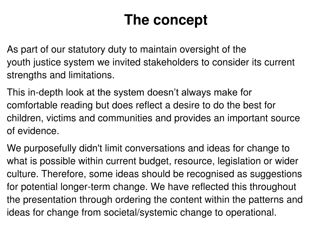 the concept