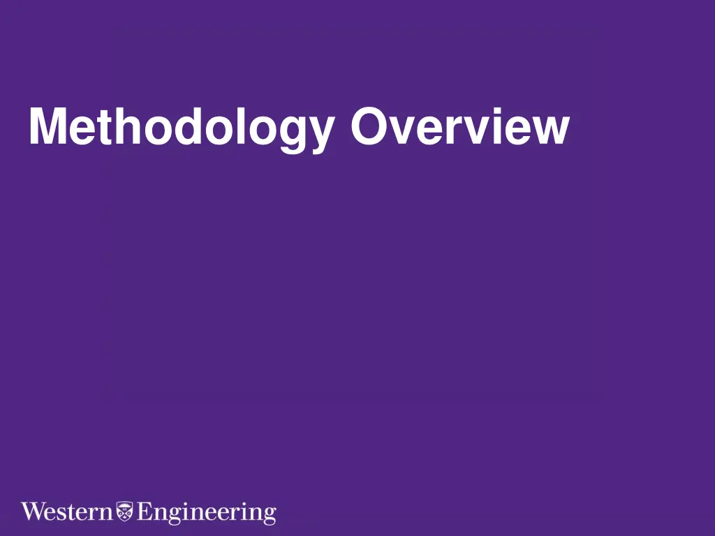 methodology overview