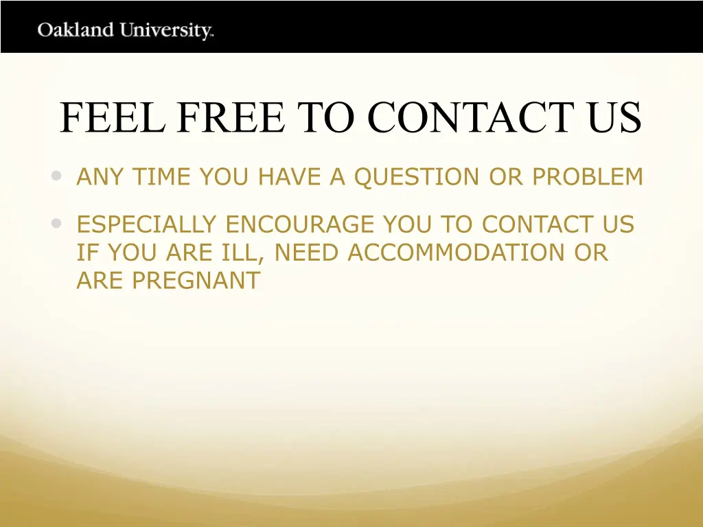 feel free to contact us