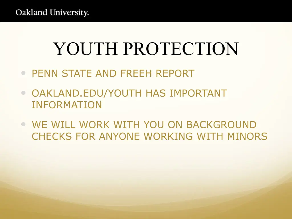 youth protection