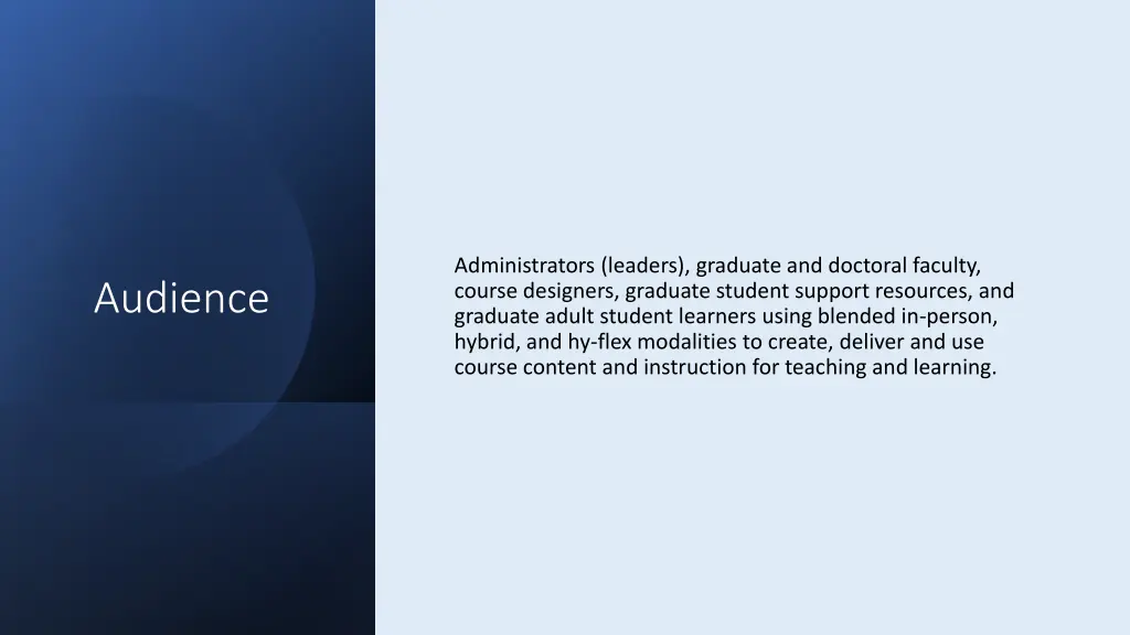 administrators leaders graduate and doctoral