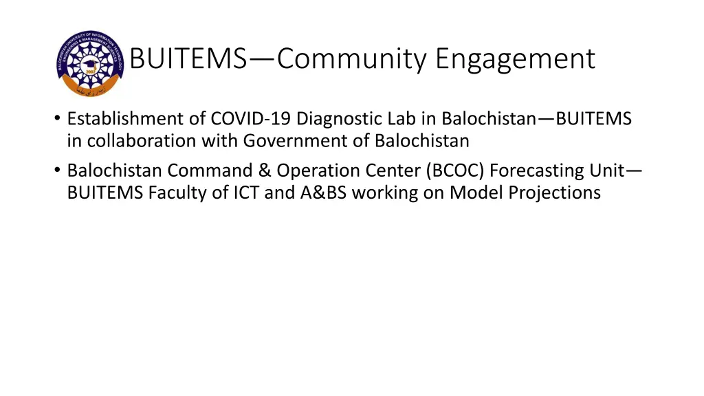 buitems community engagement