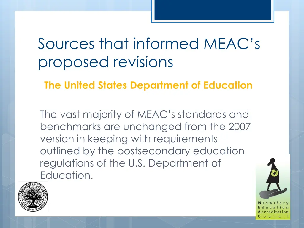 sources that informed meac s proposed revisions 3
