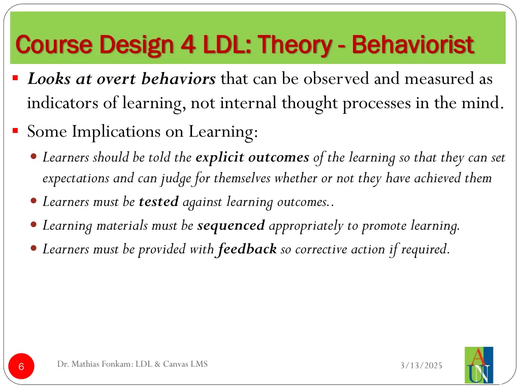 course design 4 ldl course design 4 ldl theory