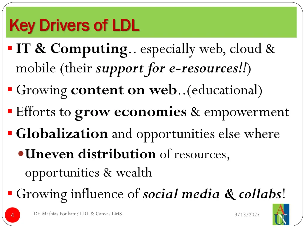 key drivers of ldl key drivers