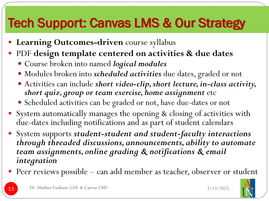 tech support canvas lms our strategy tech support