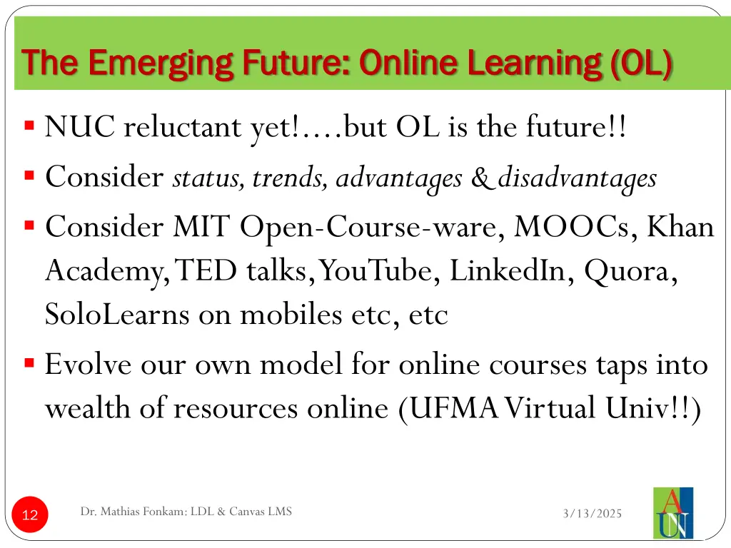 the emerging future online learning