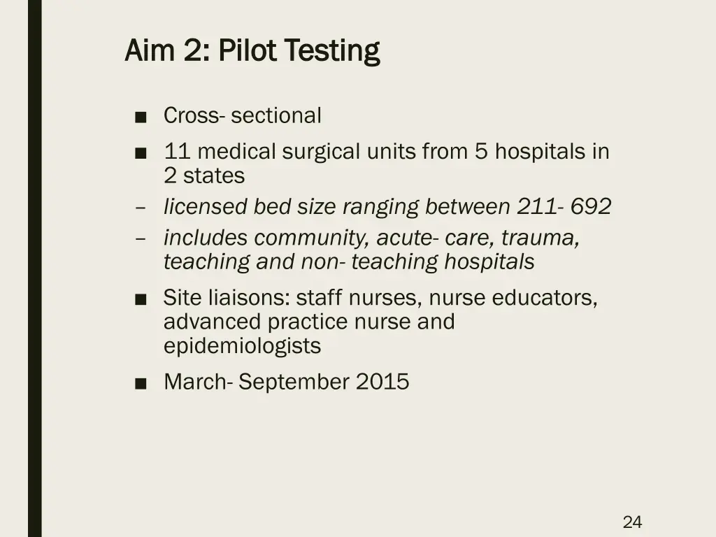 aim 2 pilot testing aim 2 pilot testing