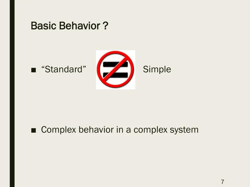 basic behavior basic behavior