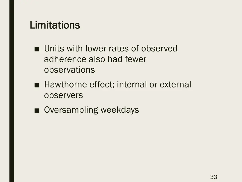 limitations limitations