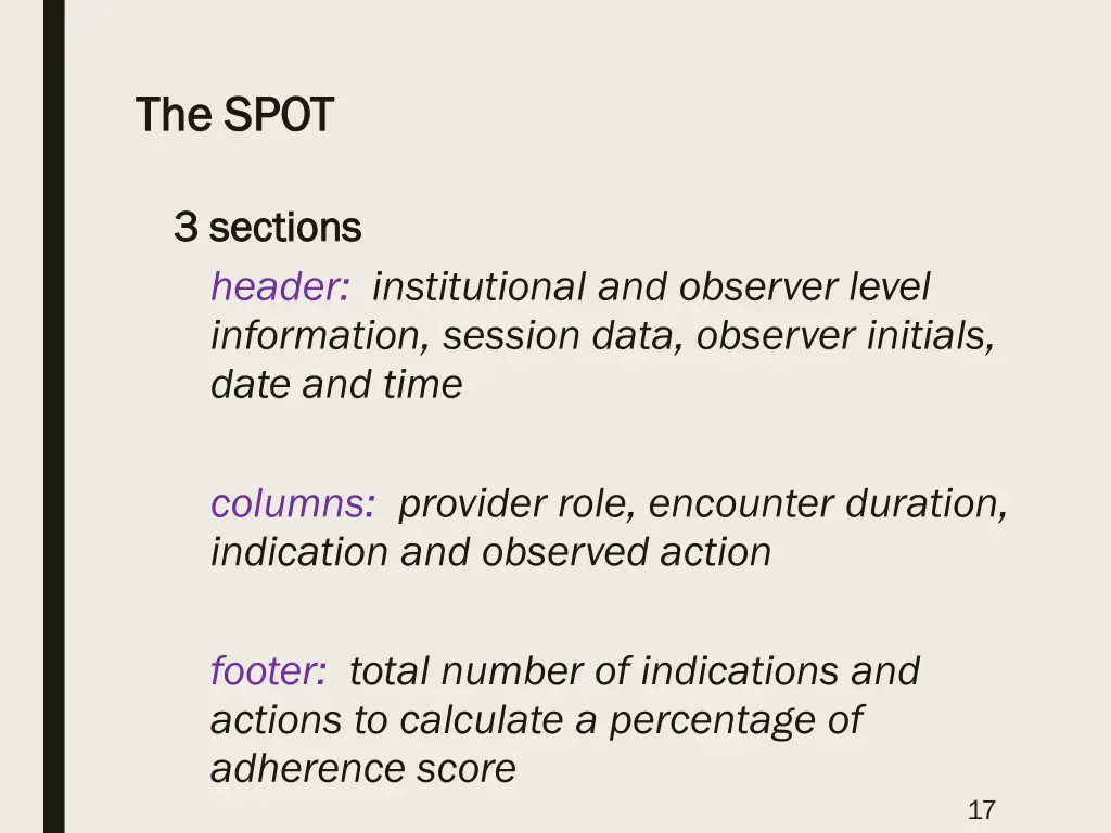 the spot the spot