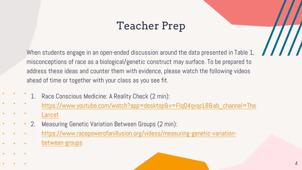 teacher prep
