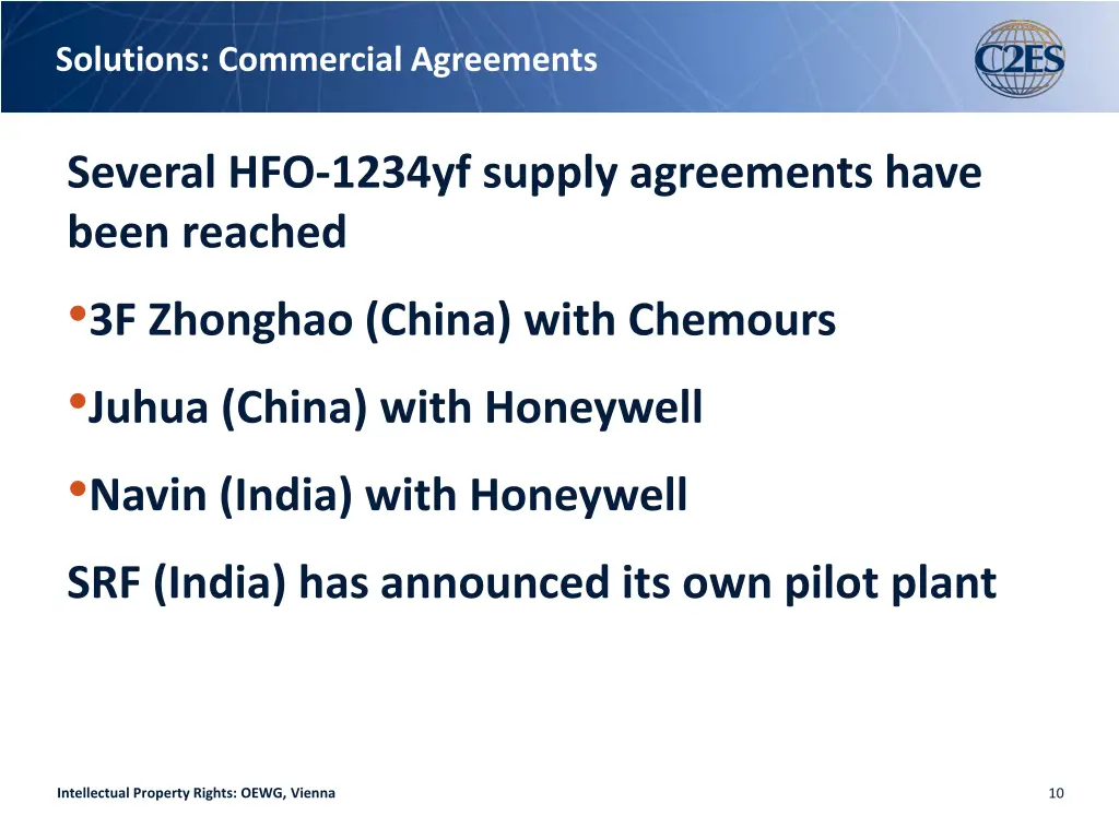solutions commercial agreements