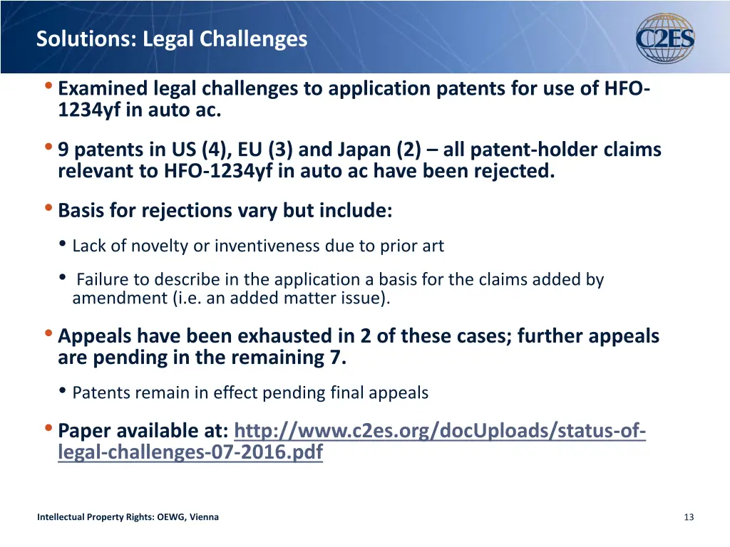 solutions legal challenges