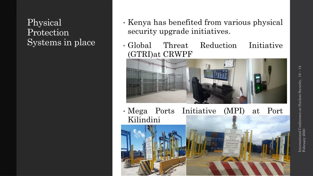 physical protection systems in place