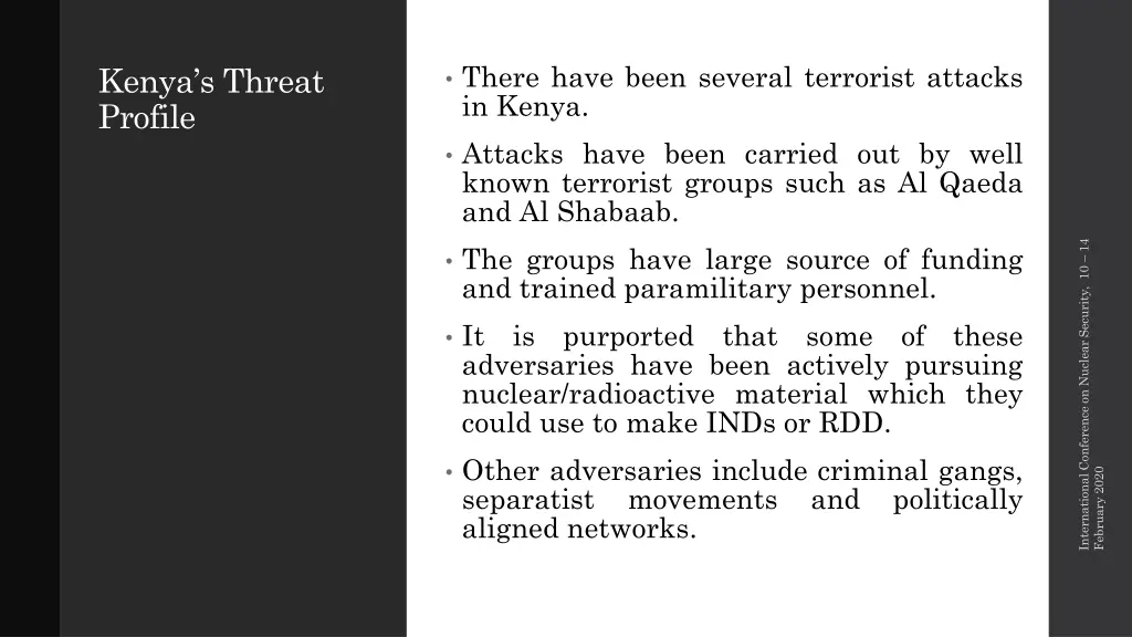 there have been several terrorist attacks in kenya