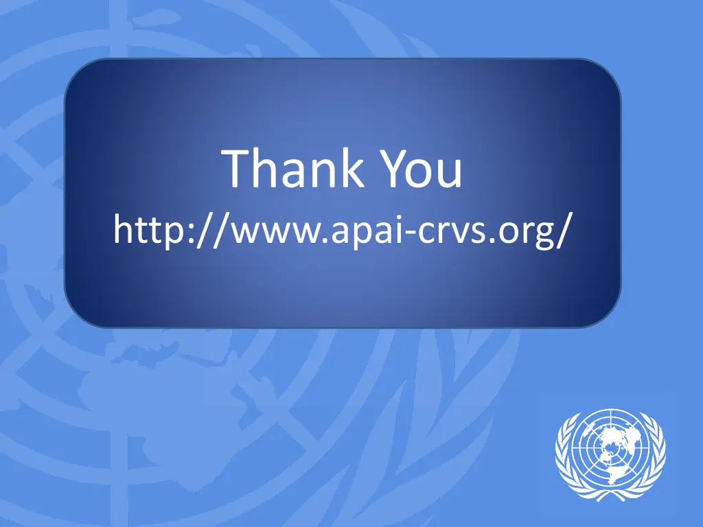 thank you http www apai crvs org