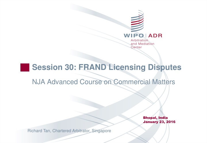 session 30 frand licensing disputes
