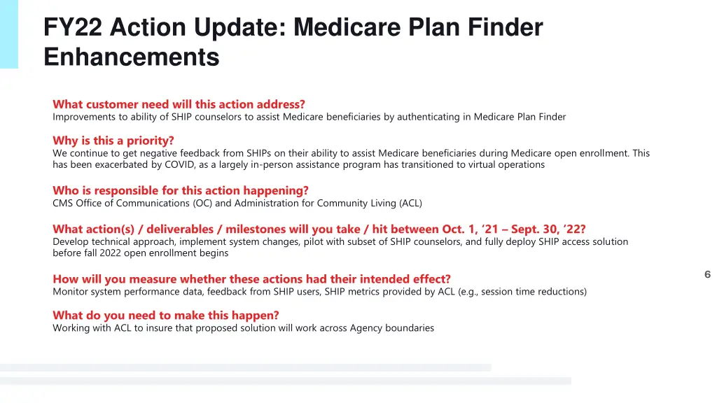 fy22 action update medicare plan finder