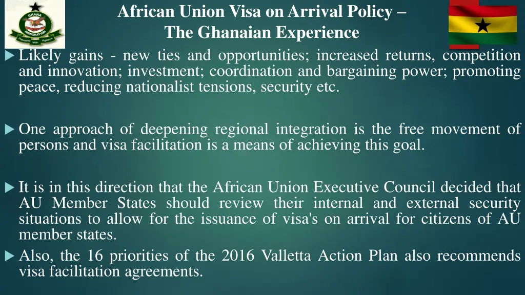 african union visa on arrival policy the ghanaian 3