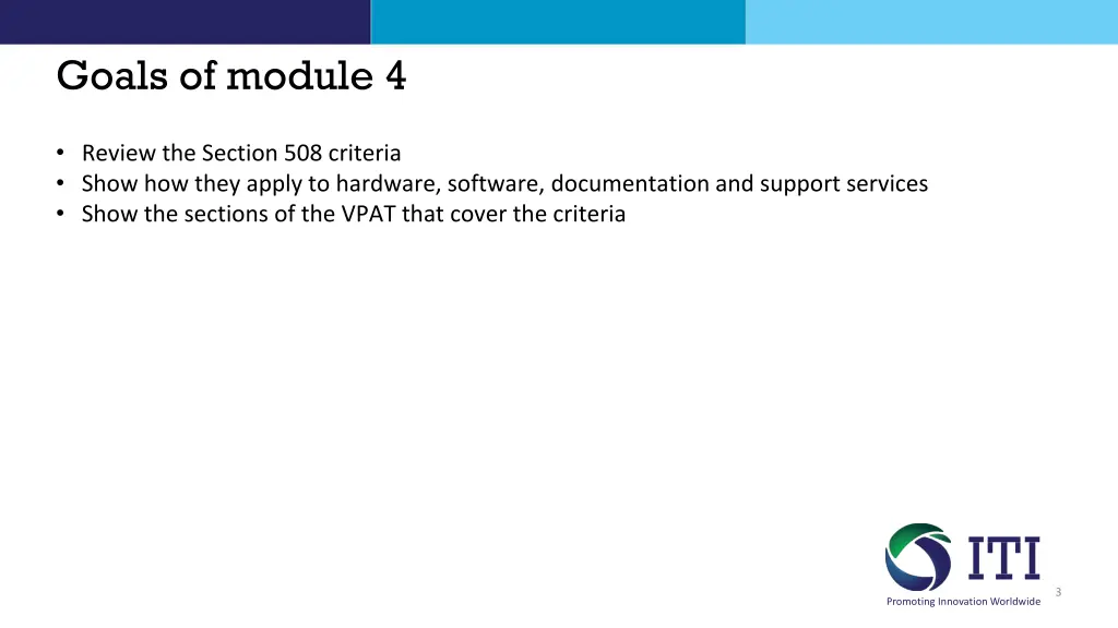 goals of module 4