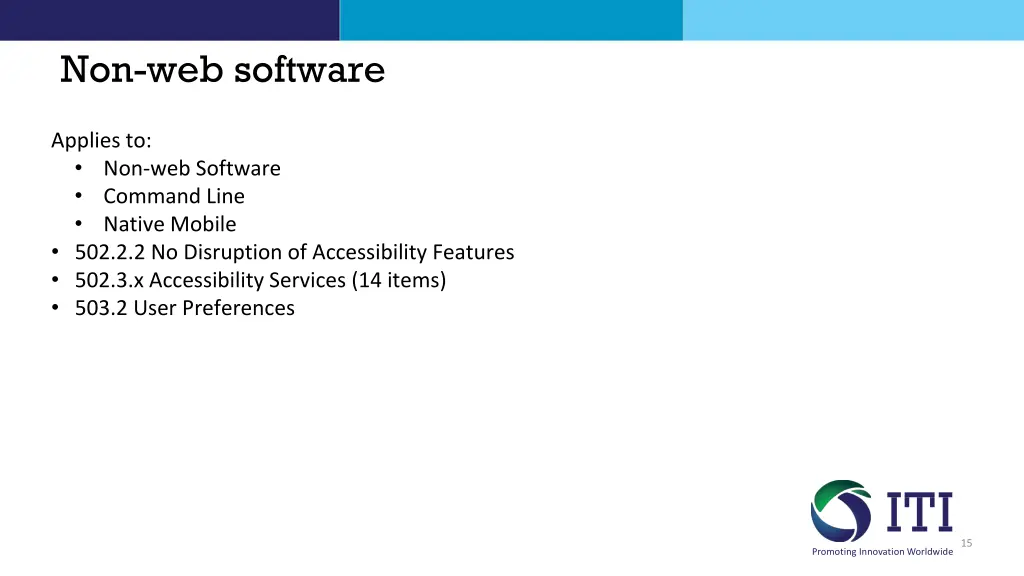 non web software