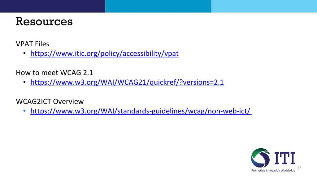 resources