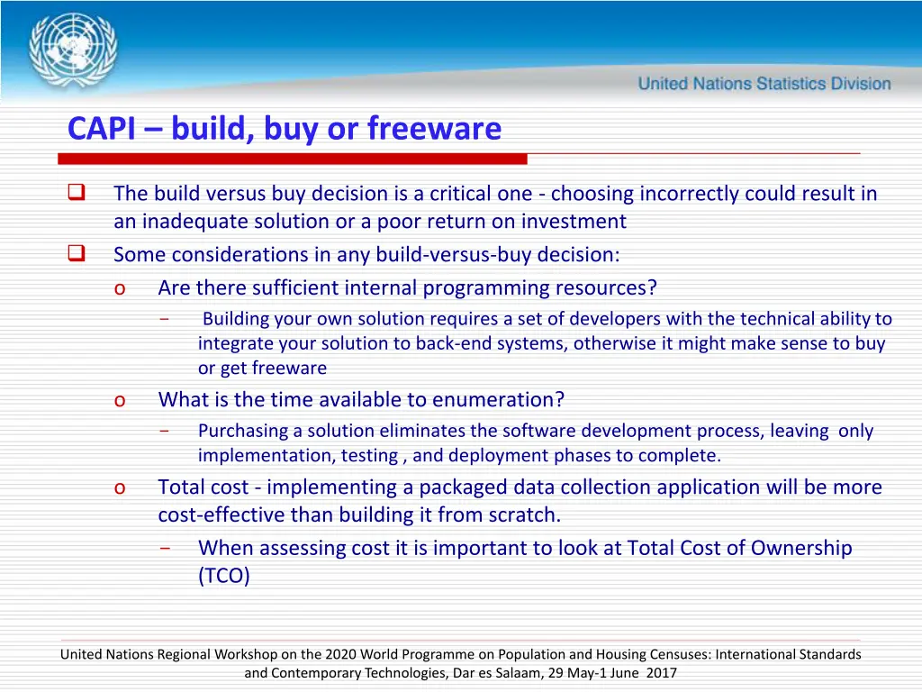 capi build buy or freeware