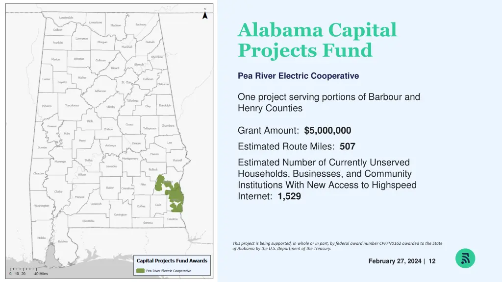 alabama capital projects fund 10