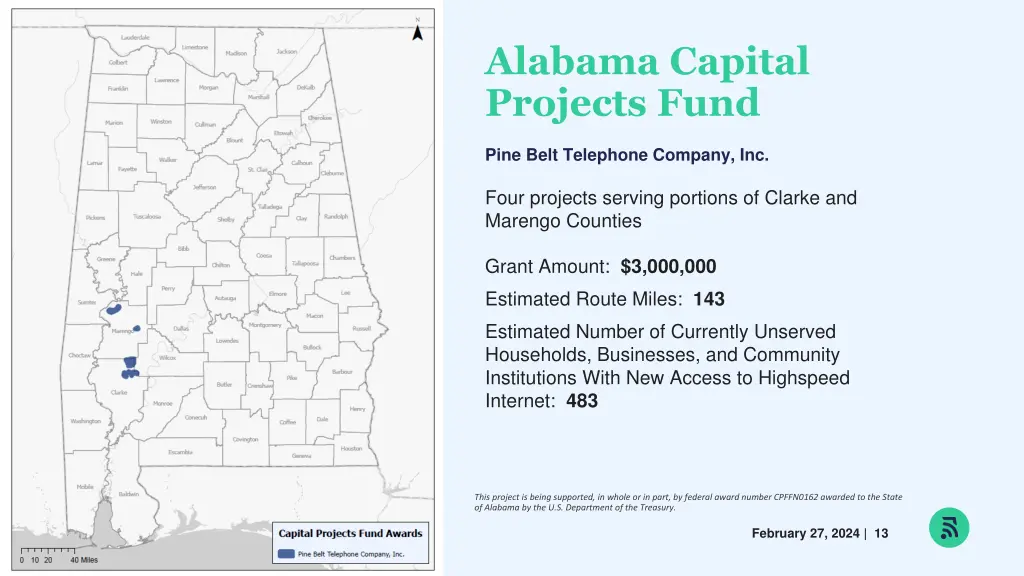 alabama capital projects fund 11