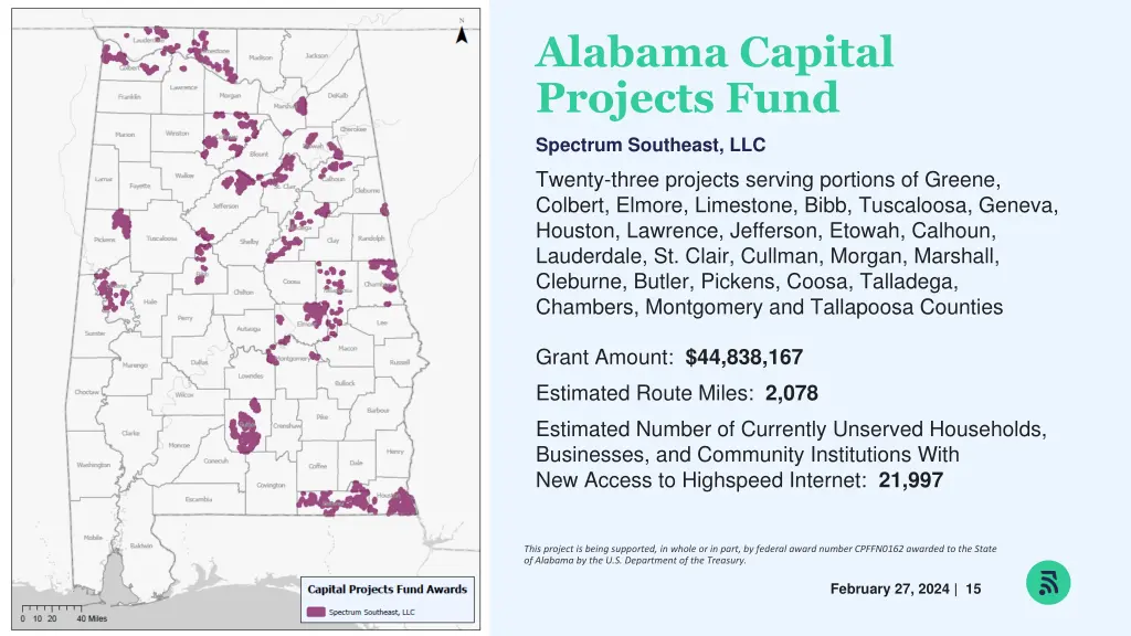 alabama capital projects fund 13