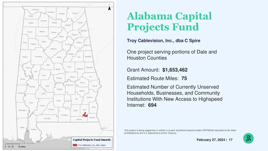 alabama capital projects fund 15