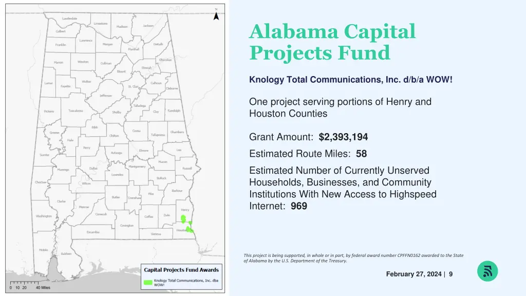 alabama capital projects fund 7