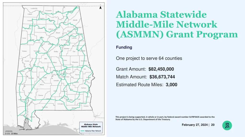 alabama statewide middle mile network asmmn grant