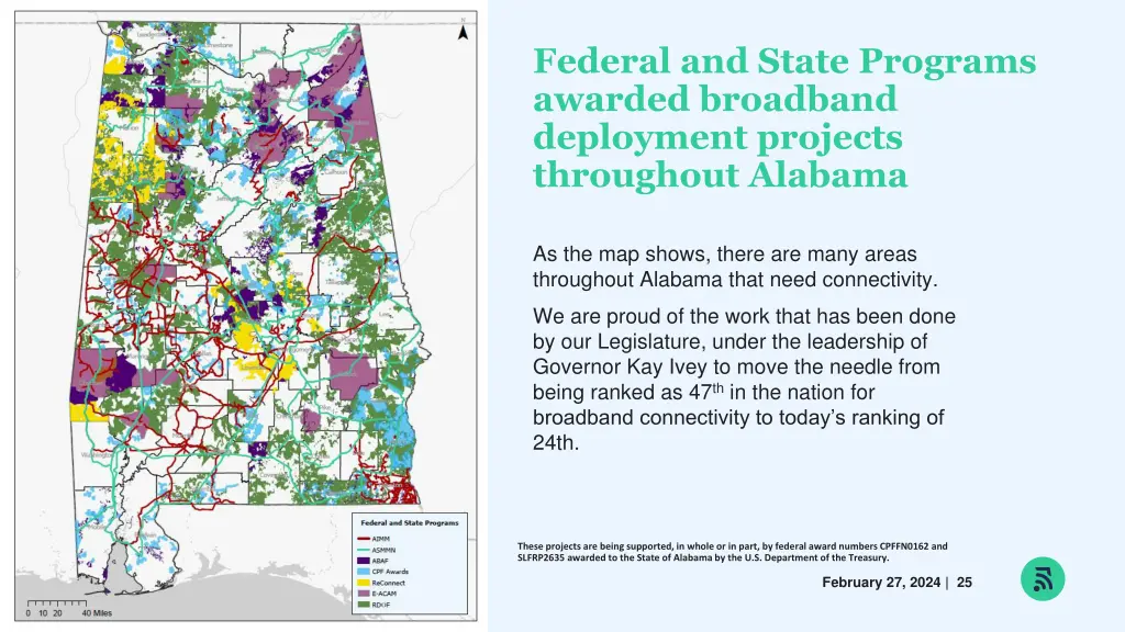 federal and state programs awarded broadband