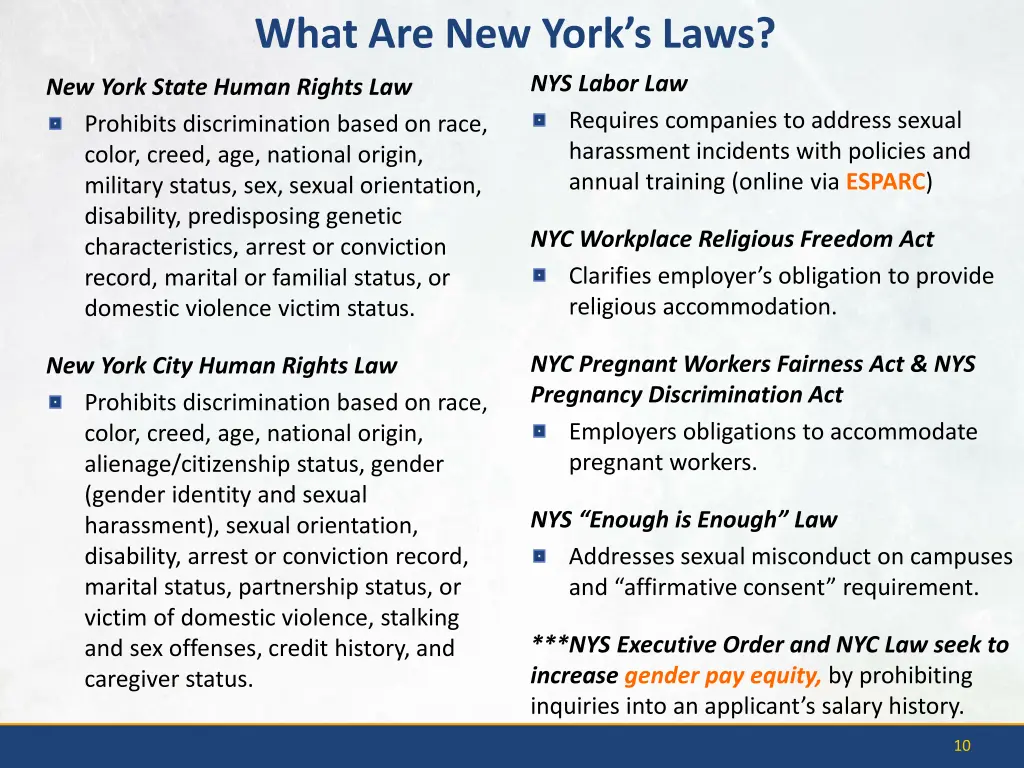 what are new york s laws