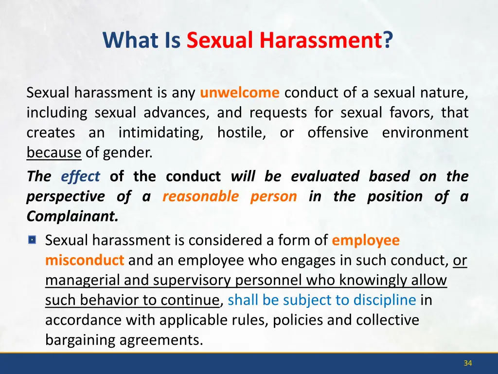 what is sexual harassment
