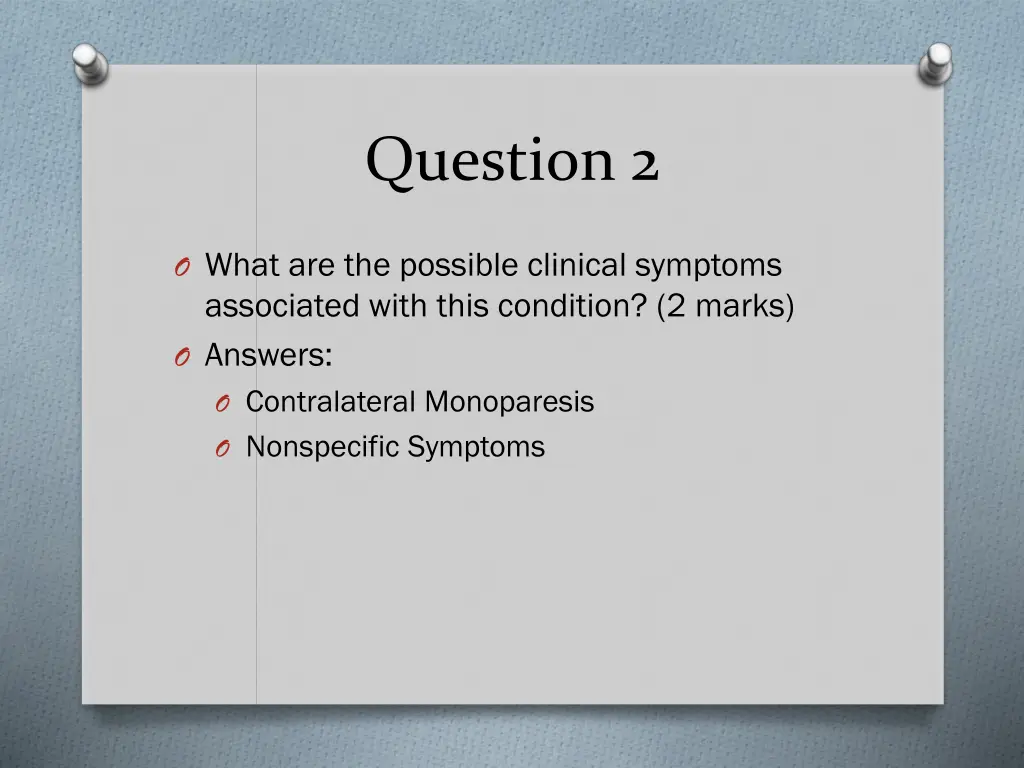 question 2 1