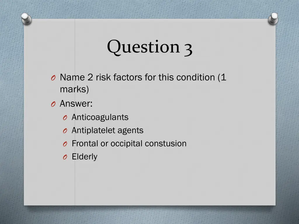 question 3 1