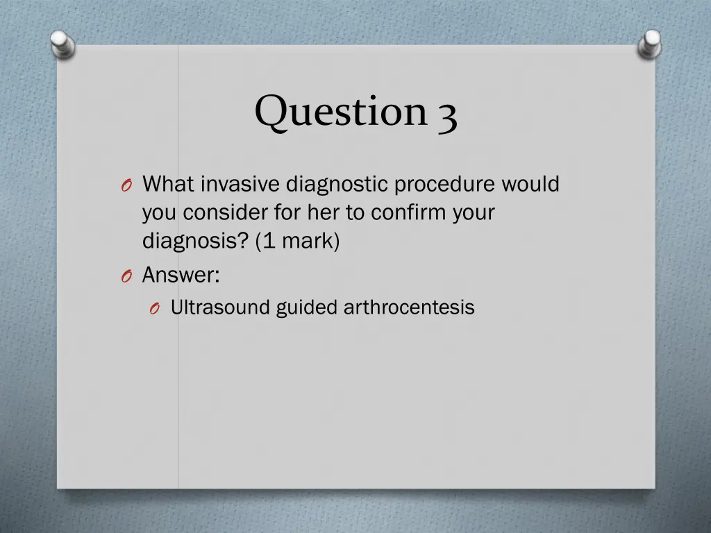 question 3