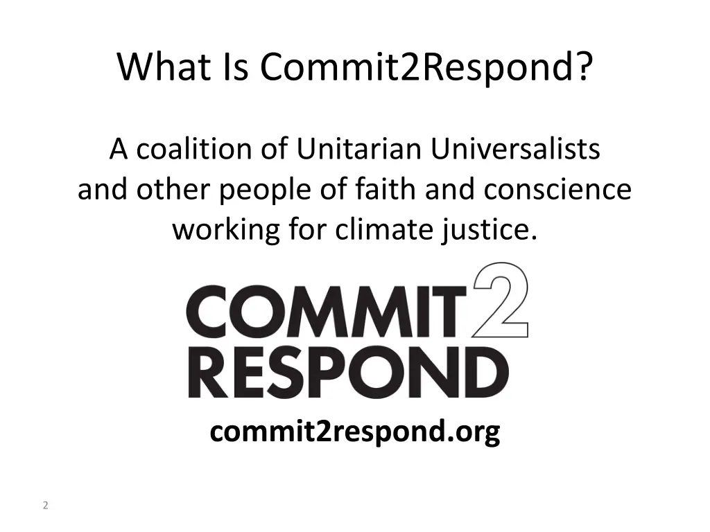 what is commit2respond